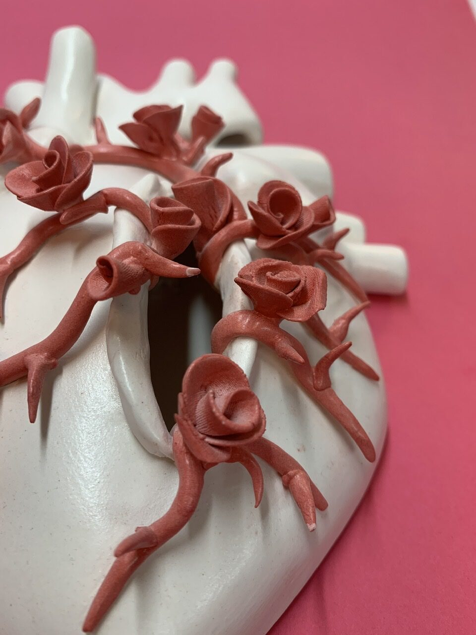 Corazón de cerámica “Tu corazón me pertenece” - Imagen 2